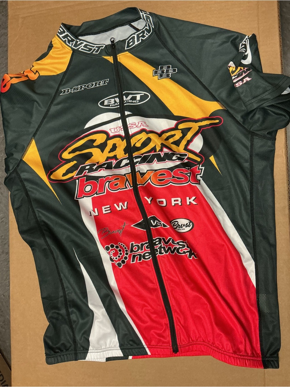 Bravest Studios Racing Pajama Top in Black, Red, Yellow